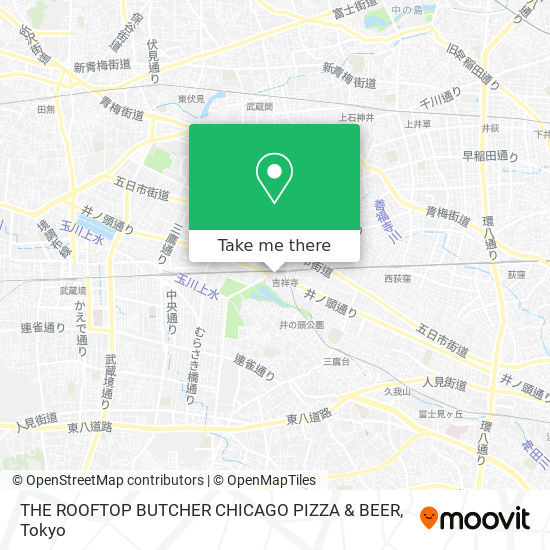 THE ROOFTOP BUTCHER  CHICAGO PIZZA & BEER map