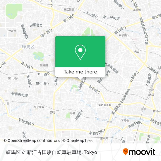 練馬区立 新江古田駅自転車駐車場 map