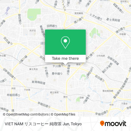 VIET NAM リスコーヒー 純喫茶 Jun map