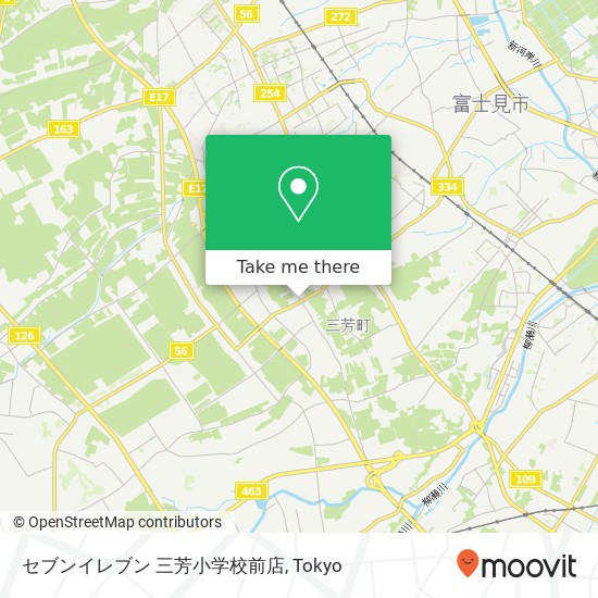 セブンイレブン 三芳小学校前店 map