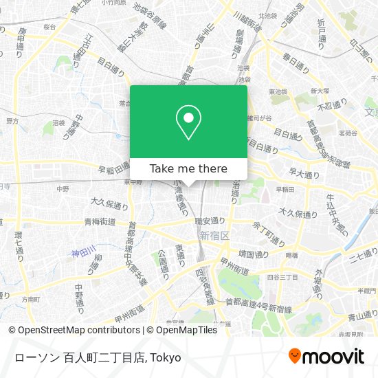 ローソン 百人町二丁目店 map