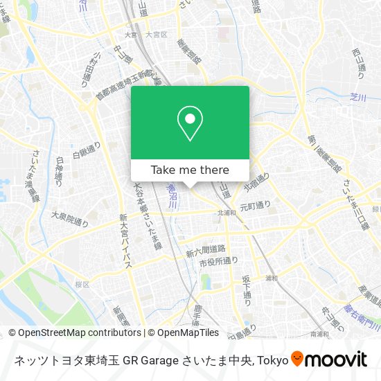 ネッツトヨタ東埼玉 GR Garage さいたま中央 map