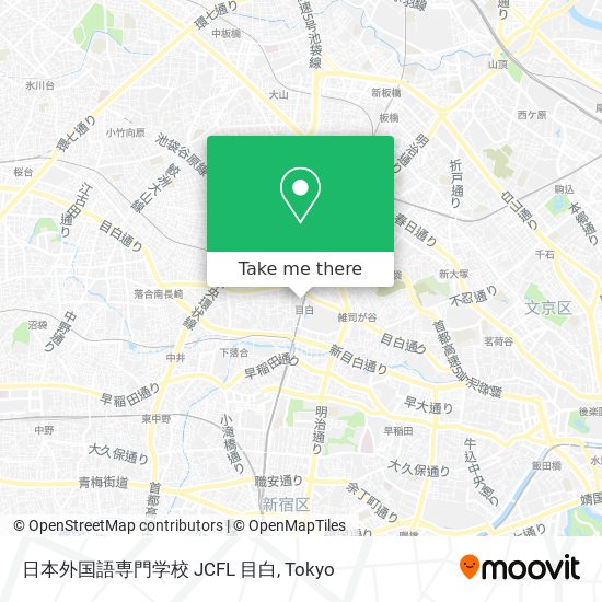 How To Get To 日本外国語専門学校 Jcfl 目白 In 豊島区 By Bus Or Metro