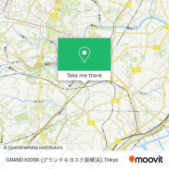 GRAND KIOSK (グランドキヨスク新横浜) map