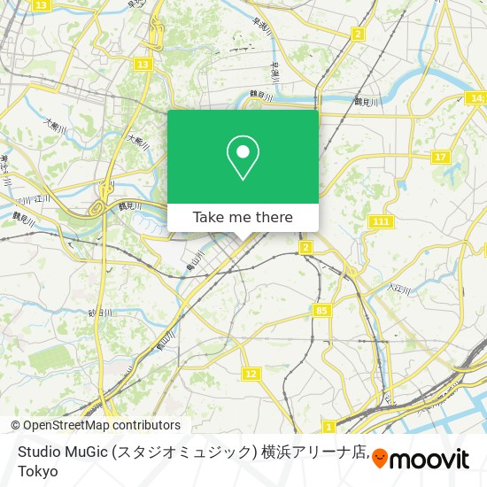 Studio MuGic (スタジオミュジック) 横浜アリーナ店 map