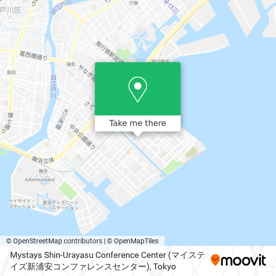 Mystays Shin-Urayasu Conference Center (マイステイズ新浦安コンファレンスセンター) map
