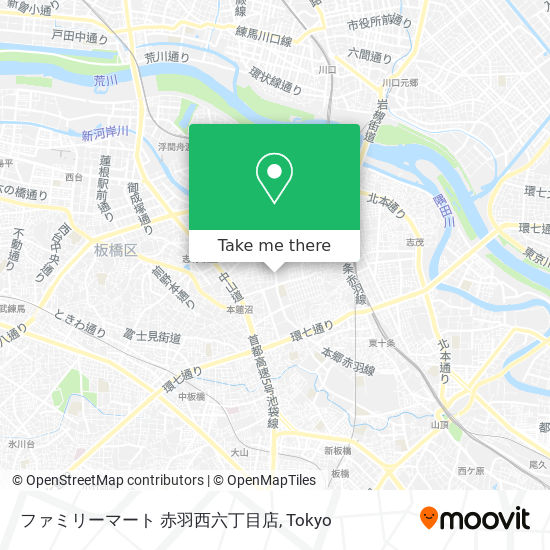 ファミリーマート 赤羽西六丁目店 map