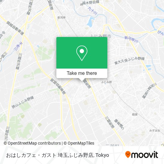 おはしカフェ・ガスト 埼玉ふじみ野店 map