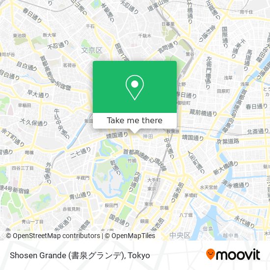 Shosen Grande (書泉グランデ) map