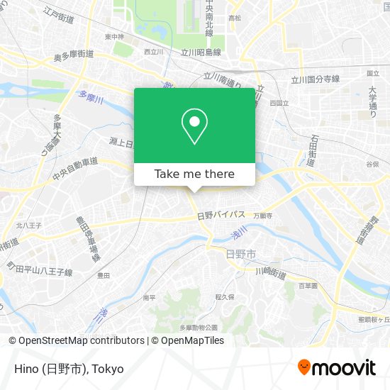 Hino (日野市) map
