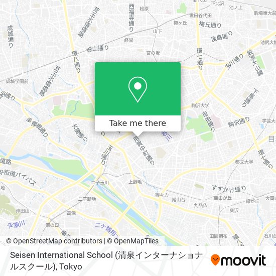 Seisen International School (清泉インターナショナルスクール) map