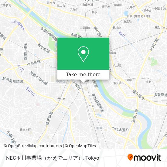NEC玉川事業場（かえでエリア） map