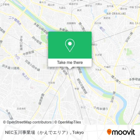 NEC玉川事業場（かえでエリア） map