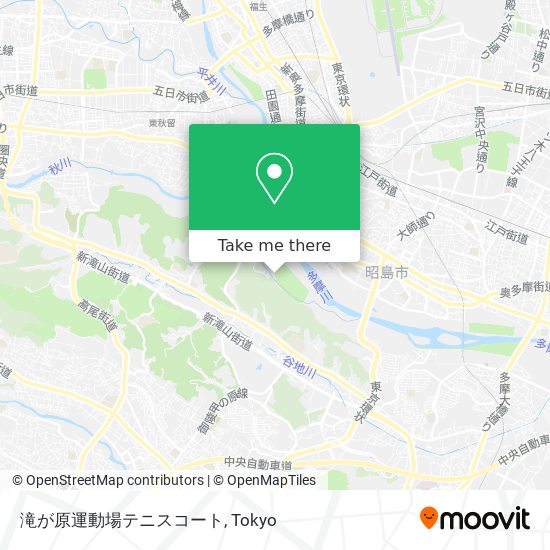 滝が原運動場テニスコート map
