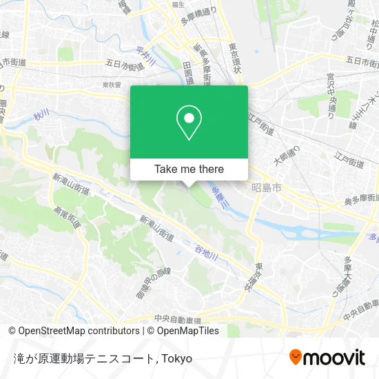 滝が原運動場テニスコート map