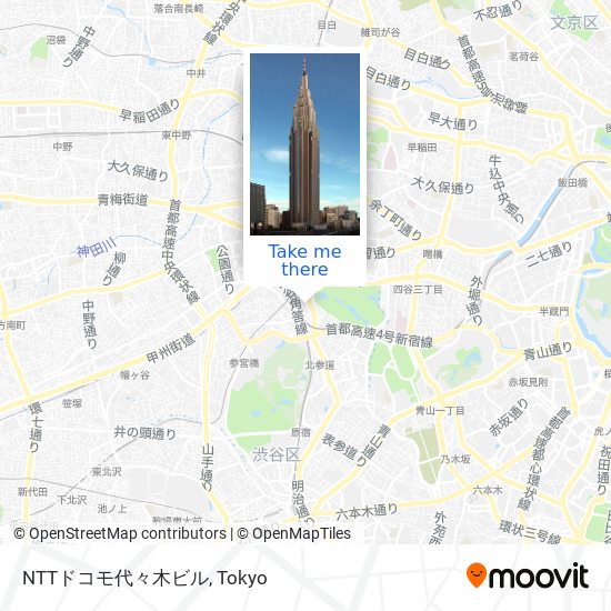 NTTドコモ代々木ビル map