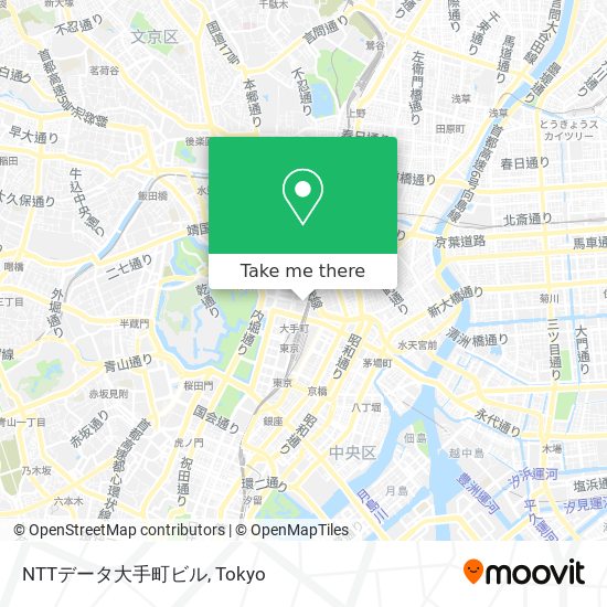 NTTデータ大手町ビル map