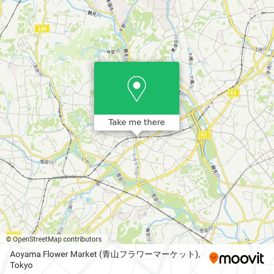 Aoyama Flower Market (青山フラワーマーケット) map
