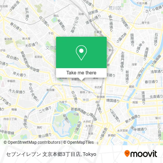 セブンイレブン 文京本郷3丁目店 map