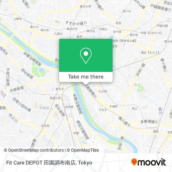 Fit Care DEPOT 田園調布南店 map