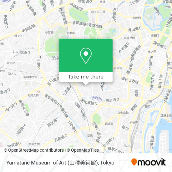 Yamatane Museum of Art (山種美術館) map