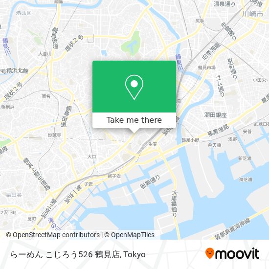 らーめん こじろう526 鶴見店 map