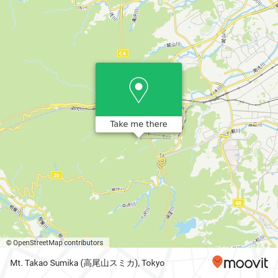 Mt. Takao Sumika (高尾山スミカ) map