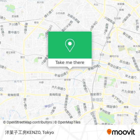 洋菓子工房KENZO map