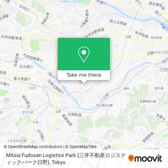 Mitsui Fudosan Logistics Park (三井不動産ロジスティックパーク日野) map