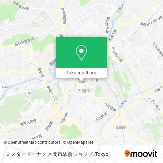 ミスタードーナツ 入間市駅前ショップ map