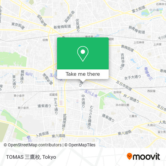 TOMAS 三鷹校 map