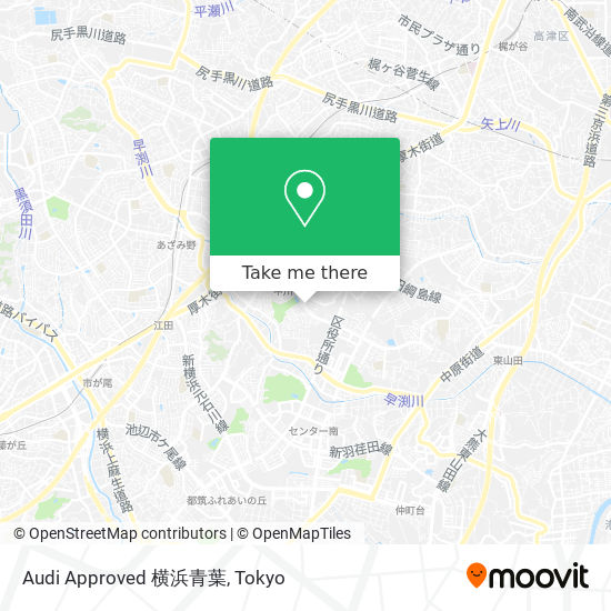 Audi Approved 横浜青葉 map
