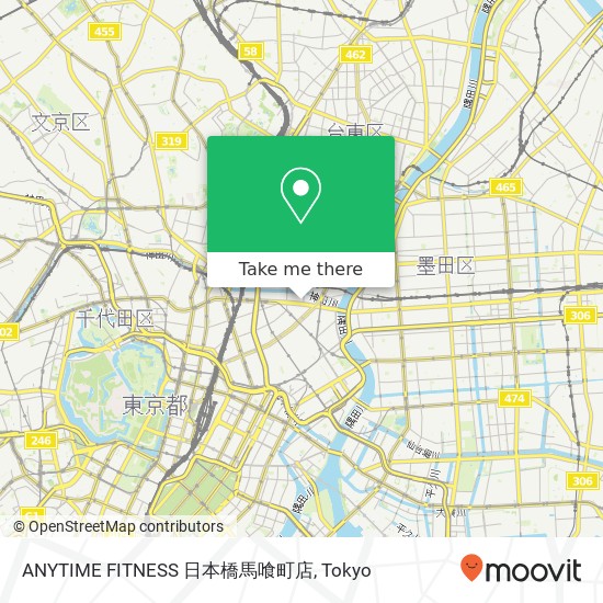 ANYTIME FITNESS 日本橋馬喰町店 map