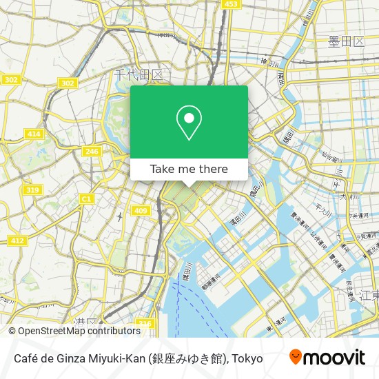 Café de Ginza Miyuki-Kan (銀座みゆき館) map