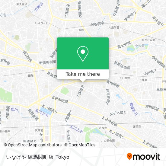 いなげや 練馬関町店 map