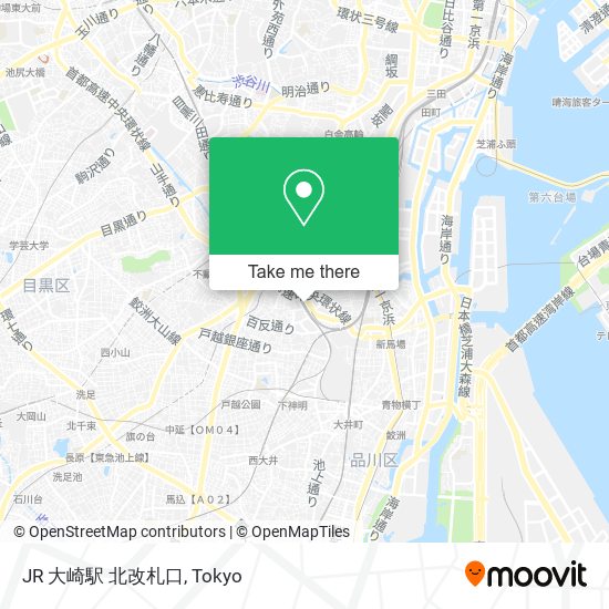 JR 大崎駅 北改札口 map