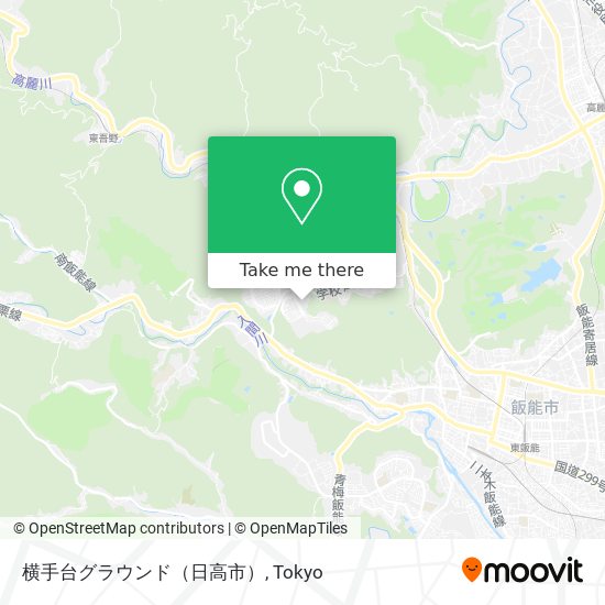 横手台グラウンド（日高市） map
