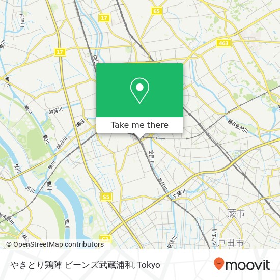 やきとり鶏陣 ビーンズ武蔵浦和 map