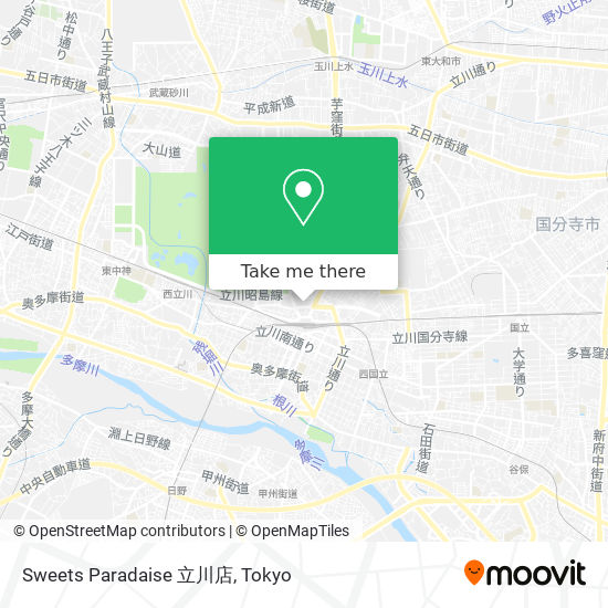 Sweets Paradaise 立川店 map