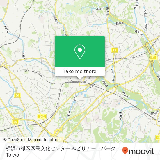 横浜市緑区区民文化センター みどりアートパーク map