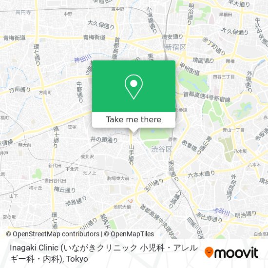 Inagaki Clinic (いながきクリニック 小児科・アレルギー科・内科) map