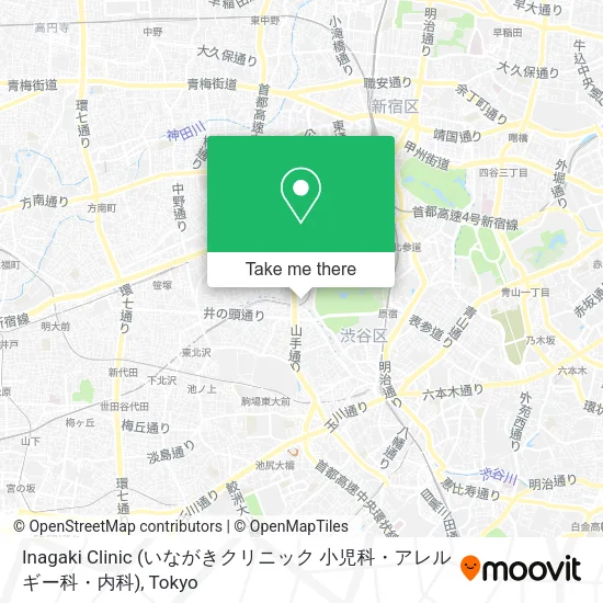 Inagaki Clinic (いながきクリニック 小児科・アレルギー科・内科) map