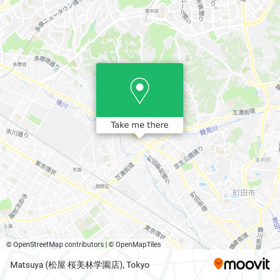 Matsuya (松屋 桜美林学園店) map