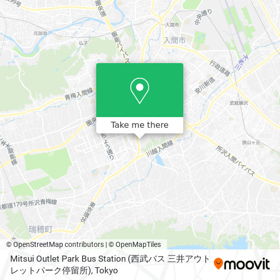 How To Get To Mitsui Outlet Park Bus Station 西武バス 三井アウトレットパーク停留所 In 入間市 By Bus Or Metro Moovit