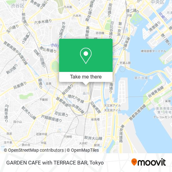 GARDEN CAFE with TERRACE BAR map