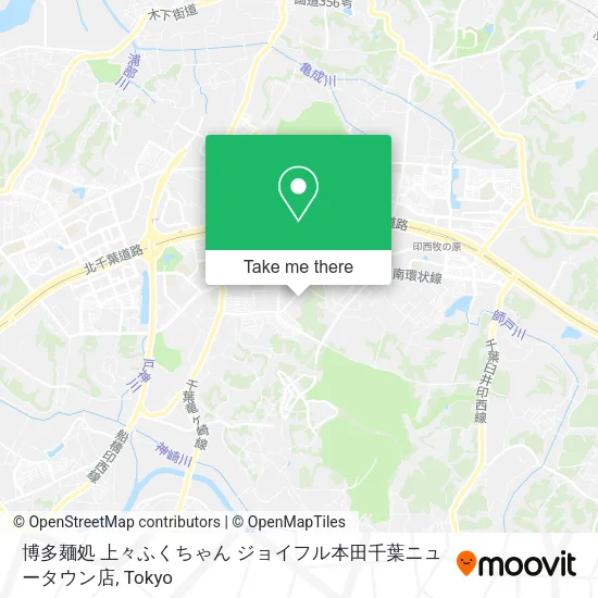 博多麺処 上々ふくちゃん ジョイフル本田千葉ニュータウン店 map