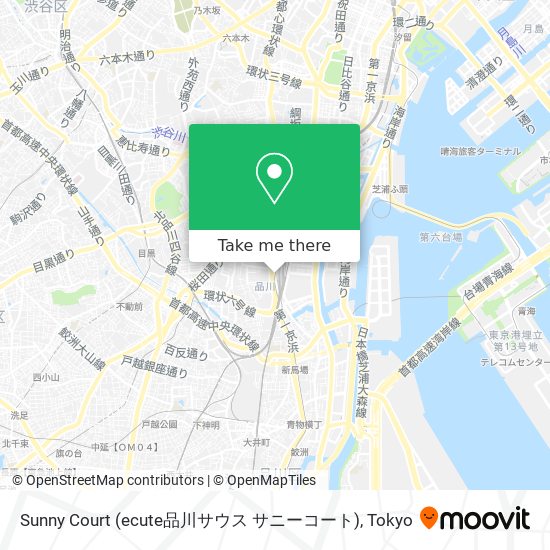 Sunny Court (ecute品川サウス サニーコート) map