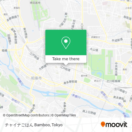 チャイナごはん Bamboo map