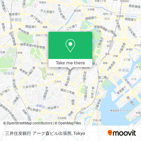 三井住友銀行 アーク森ビル出張所 map