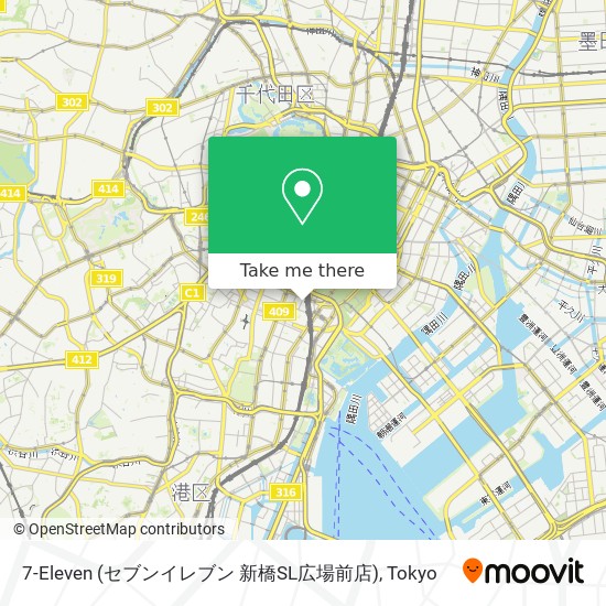 7-Eleven (セブンイレブン 新橋SL広場前店) map